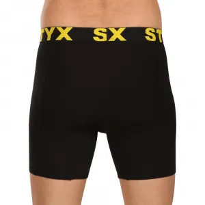 Pánske boxerky Styx long športová guma čierne (UN6960) M, trenky