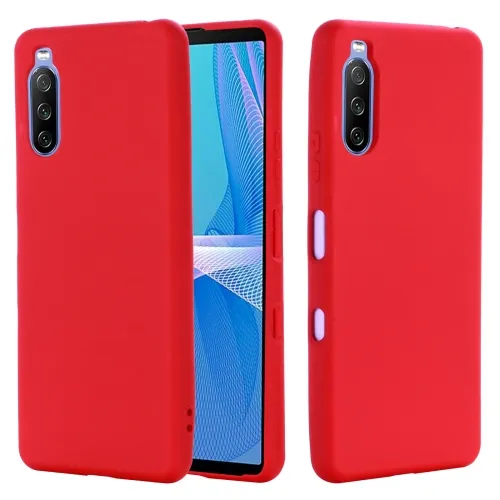 RUBBER Gumený kryt Sony Xperia 10 III červený