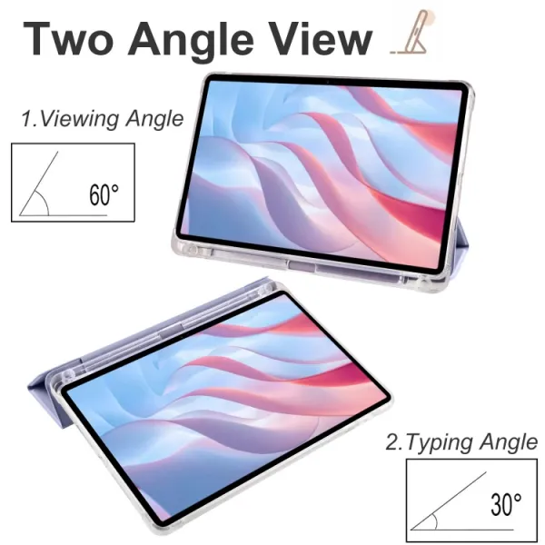 CRYSTAL Zaklápacie puzdro Xiaomi Redmi Pad Pro / Pad Pro 5G fialové