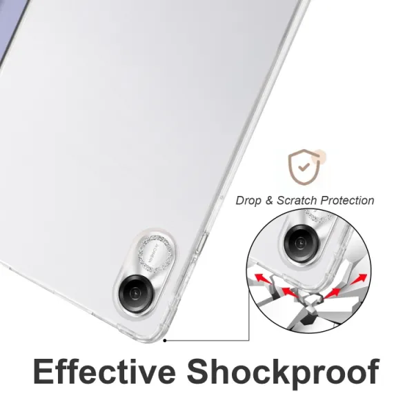 CRYSTAL Zaklápacie puzdro Xiaomi Redmi Pad Pro / Pad Pro 5G fialové