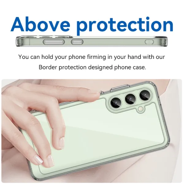 CRYSTAL Ochranný obal pre Samsung Galaxy S24 FE 5G priehľadný