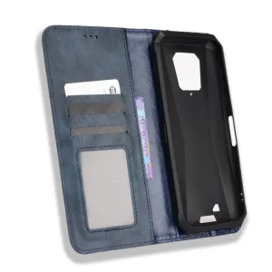 BUSINESS Peňaženkový kryt pre Ulefone Armor 8 / 8 Pro modrý