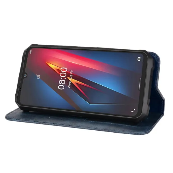 BUSINESS Peňaženkový kryt pre Ulefone Armor 8 / 8 Pro modrý
