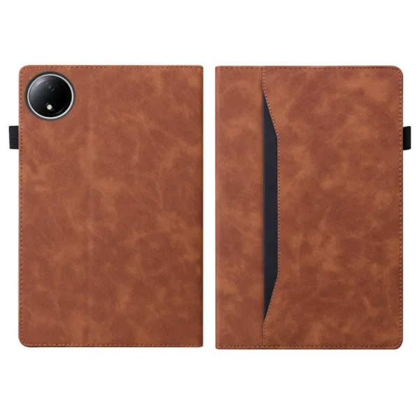 FLATY Zaklápacie puzdro pre Xiaomi Redmi Pad SE 8.7 hnedé