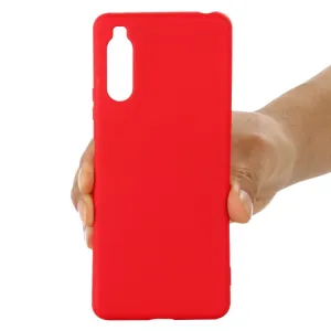 RUBBER Gumený kryt Sony Xperia 10 III červený