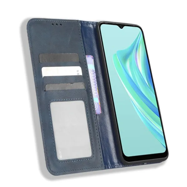 BUSINESS Peňaženkový kryt pre Infinix Hot 20i modrý