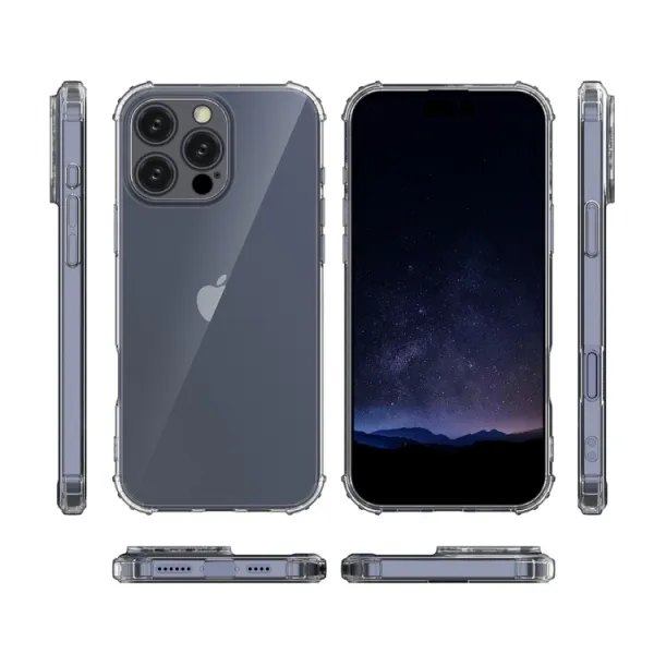 AIRBAG Extra odolný kryt Apple iPhone 16 Pro Max priehľadný