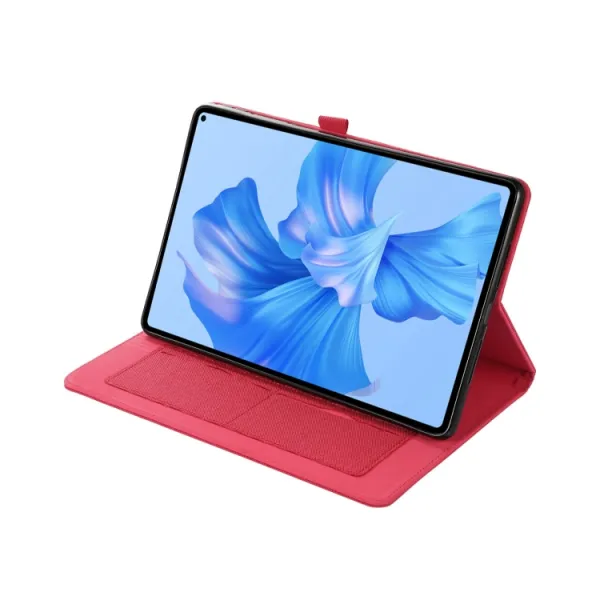 FABRIC Zaklápací kryt pre Xiaomi Redmi Pad SE 8.7 červený