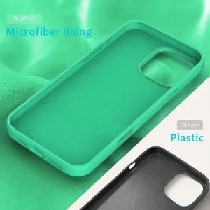 RUBBER Ochranný kryt pre Apple iPhone 16 Pro svetlozelený