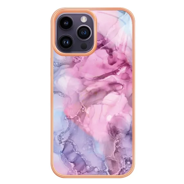 IMD MARBLE Ochranný kryt pre Apple iPhone 16 Pro Max PINK