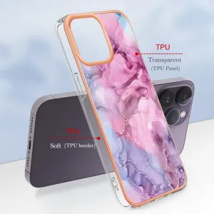 IMD MARBLE Ochranný kryt pre Apple iPhone 16 Pro Max PINK