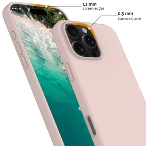 RUBBER MAGSAFE Silikónový kryt pre Apple iPhone 16 Pro Max svetloružový