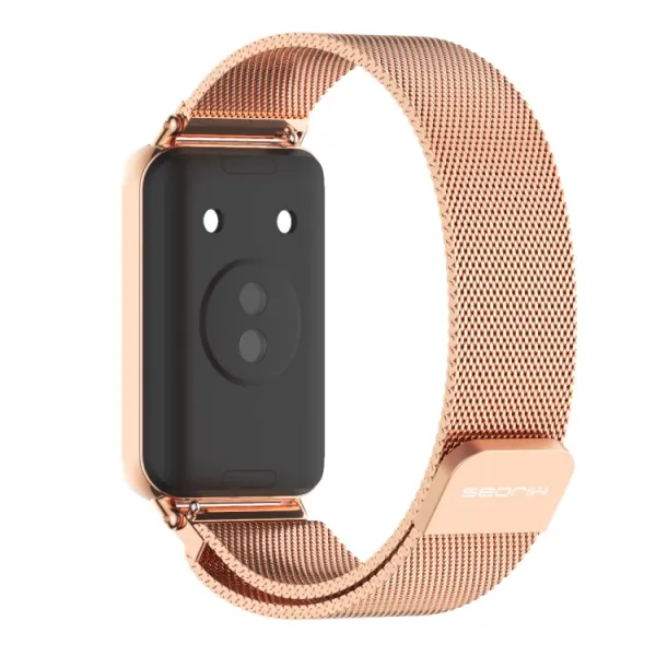 MIJOBS MILANESE Kovový remienok pre Honor Band 9 ružový
