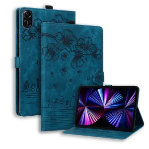 ART FLOWER Zaklápacie puzdro pre Honor Pad X8a / Honor Pad X8b modré