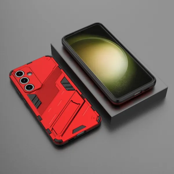 BIB Ochranný kryt pre Samsung Galaxy S24 FE 5G červený