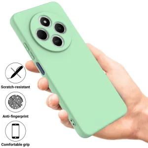 RUBBER Ochranný kryt pre Xiaomi Redmi 14C / Poco C75 zelený