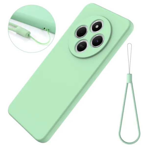 RUBBER Ochranný kryt pre Xiaomi Redmi 14C / Poco C75 zelený