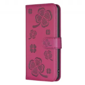 ART CLOVER Peňaženkový obal pre Motorola Moto G35 5G bordový
