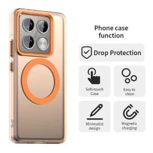 CANDY MAGSAFE Ochranný obal pre Xiaomi 14T Pro oranžový