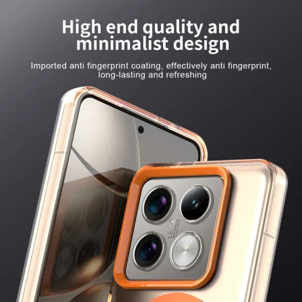 CANDY MAGSAFE Ochranný obal pre Xiaomi 14T Pro oranžový