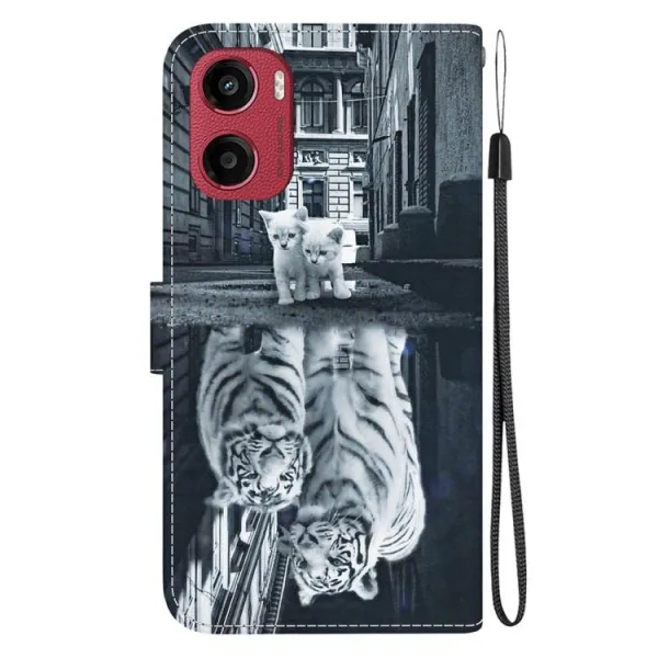 ART Peňaženkový kryt pre Motorola Moto G05 / Moto E15 TIGER