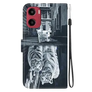 ART Peňaženkový kryt pre Motorola Moto G05 / Moto E15 TIGER