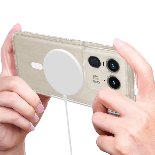 TRANSPARENT MAGSAFE Kryt pre Motorola Edge 50 Ultra priehľadný