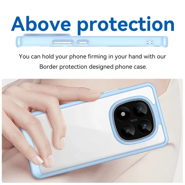 CRYSTAL Ochranný obal pre Xiaomi Redmi Note 14 Pro+ 5G modrý