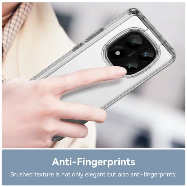 CRYSTAL Ochranný obal pre Xiaomi Redmi Note 14 Pro+ 5G priehľadný