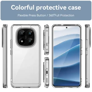 CRYSTAL Ochranný obal pre Xiaomi Redmi Note 14 Pro+ 5G priehľadný