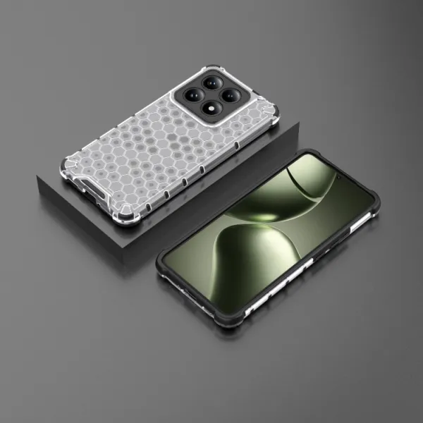 HONEYCOMB Ochranný kryt Xiaomi 14T priehľadný