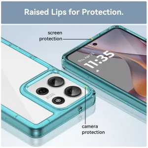 CRYSTAL Ochranný kryt pre Motorola Moto G75 5G tyrkysový