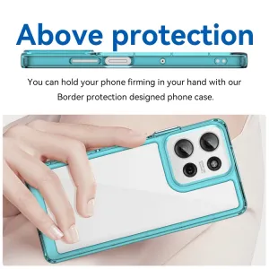 CRYSTAL Ochranný kryt pre Motorola Moto G75 5G tyrkysový