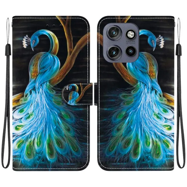 ART Peňaženkový kryt pre Motorola Edge 60 Neo / 50 Neo / ThinkPhone 25 PEACOCK