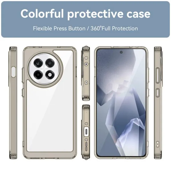 CRYSTAL Ochranný obal pre OnePlus 13R 5G šedý