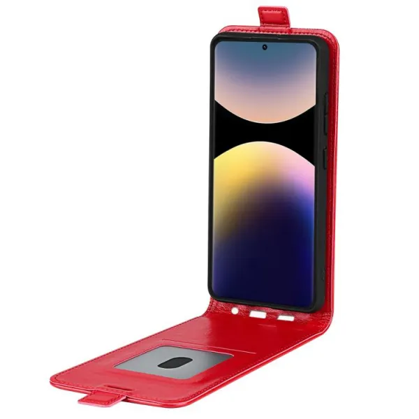 Vyklápacie puzdro pre Xiaomi Redmi Note 14 Pro červené