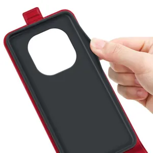 Vyklápacie puzdro pre Xiaomi Redmi Note 14 Pro červené