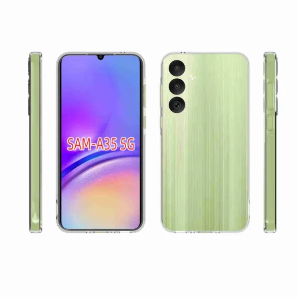 TPU Ochranný kryt pre Samsung Galaxy A35 5G priehľadný