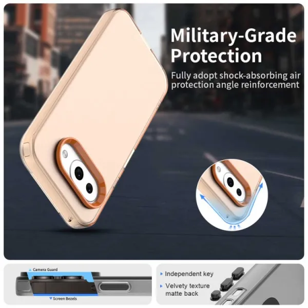CANDY Ochranný kryt pre Google Pixel 9a oranžový