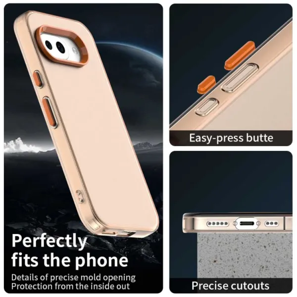 CANDY Ochranný kryt pre Google Pixel 9a oranžový