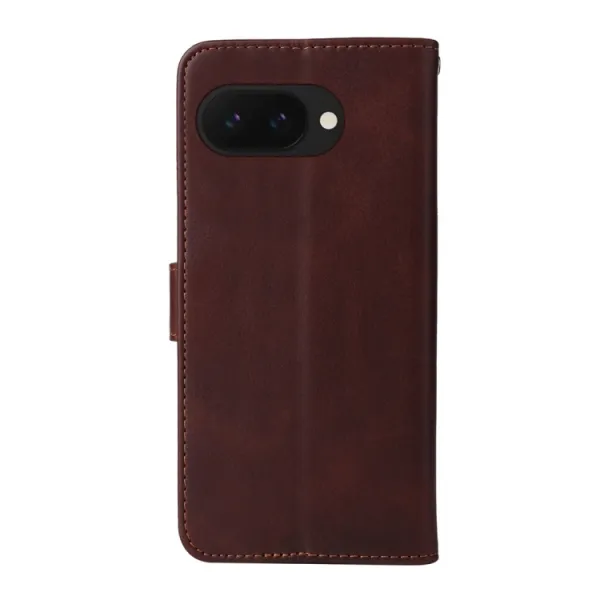 SMOOTH Peňaženkové puzdro pre Google Pixel 9a hnedé