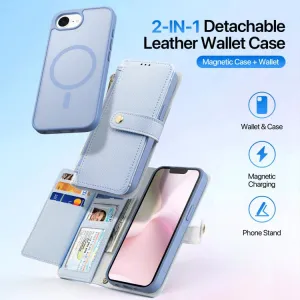DUX LAWA Ochranný kryt a peňaženkové puzdro 2v1 Apple iPhone 16e / iPhone 17e modré