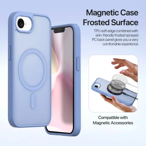 DUX LAWA Ochranný kryt a peňaženkové puzdro 2v1 Apple iPhone 16e / iPhone 17e modré