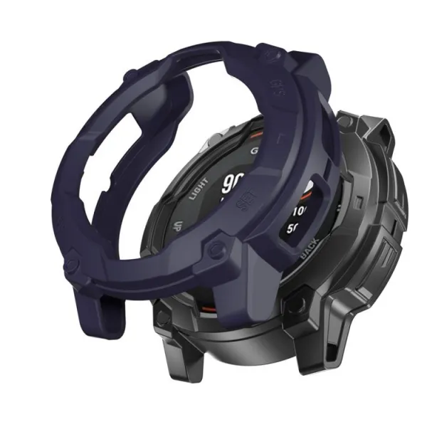 TPU HALF COVER Kryt pre Garmin Instinct 3 Solar 50mm tmavomodrý