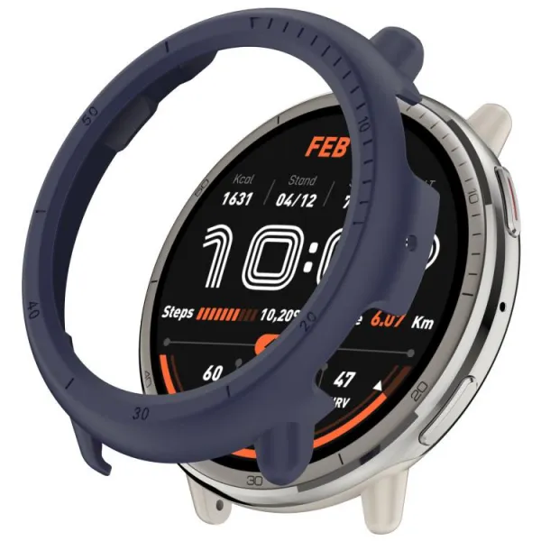 PC HALF COVER Plastový kryt Amazfit Active 2 modrý