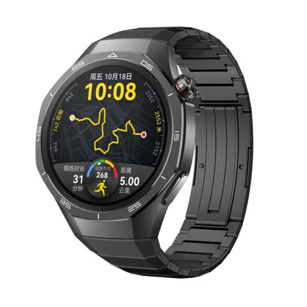 CLASSIC Kovový remienok pre Huawei Watch GT 5 Pro 46mm BLACK