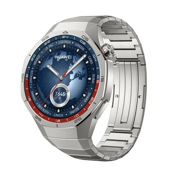 CLASSIC Kovový remienok pre Huawei Watch GT 5 Pro 46mm TITANIUM