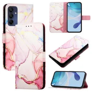 ART MARBLE Peňaženkový kryt pre Samsung Galaxy A16 / A16 5G ROSE GOLD