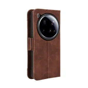 SLOT Peňaženkový obal pre Xiaomi 15 Ultra hnedý