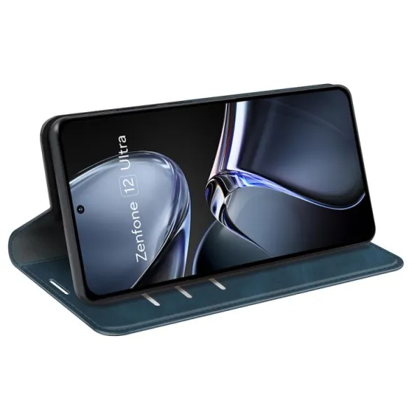 MAGNETIC Zaklápací kryt pre Asus Zenfone 12 Ultra modrý